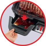 Tefal Ultra Compact 600 Comfort GC3060 Griglia di contatto, Come contattare con grill accaio/Nero, Nero, Acciaio inox, Rettangolare, Alluminio, 2000 W, 210 mm, 383 mm