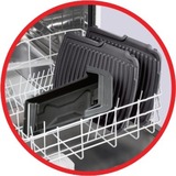 Tefal Ultra Compact 600 Comfort GC3060 Griglia di contatto, Come contattare con grill accaio/Nero, Nero, Acciaio inox, Rettangolare, Alluminio, 2000 W, 210 mm, 383 mm