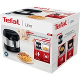 Tefal Uno FF215D Singolo 1,8 L Indipendente 1600 W Friggitrice Nero, Acciaio inox accaio/Nero, Friggitrice, 1,8 L, 1 kg, 1,8 L, 150 °C, 190 °C
