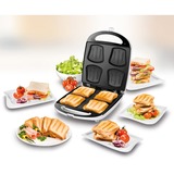 Unold 48480 tostiera 1100 W Acciaio inox, Bianco, Creatore del panino bianco/in acciaio inox, Acciaio inox, Bianco, Plastica, Acciaio inox, Pronto, 0,85 m, Bianco, CE;ROHS;REACH;LFBG;ERP