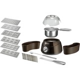 Unold 48667 chocolate makers 0,25 L Cioccolatiera, Fonduta marrone/Argento, Cioccolatiera, 0,25 L, Marrone, Argento, Plastica, 115 °C, 0,75 m