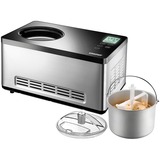 Unold 48845 macchina per gelato Gelatiera compressore 2 L 180 W Nero, Acciaio inox accaio/Nero, Gelatiera compressore, 2 L, 1 ciotole, Nero, Acciaio inox, 60 min, LCD