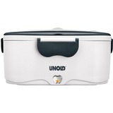 Unold 58850 scaldavivande elettrico 35 W 1,5 L Grigio, Bianco Adulto, Scatola per il pranzo bianco/grigio scuro, 1,5 L, Grigio, Bianco, Adulto, Rettangolare, Plastica, Acciaio inox, Acciaio inox
