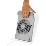 Unold 86450 stufetta elettrica Interno Grigio, Bianco 2000 W Riscaldatore ambiente elettrico con ventilatore, Termoventilatore bianco/grigio, Riscaldatore ambiente elettrico con ventilatore, 70°, 2 h, 1,3 m, IP21, CE
