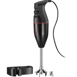 Unold M 100 D Frullatore ad immersione 120 W Nero, Frullatore a immersione Nero/Rosso, Frullatore ad immersione, 1,65 m, 120 W, Nero