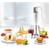 Unold M 122 S 0,6 L Frullatore ad immersione 140 W Bianco, Frullatore a immersione bianco/Grigio chiaro, Frullatore ad immersione, 0,6 L, 1,6 m, 140 W, Bianco