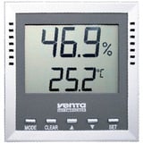 Venta 6011000 igrometro e psicrometro Interno Igrometro elettronico Argento, Termometro argento/grigio, Digitale, Rettangolare, 105 mm, 25 mm, 102 mm