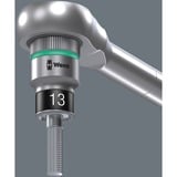 Wera 8100 SA 12 HF Set di bussole, Set di strumenti Set di bussole, Nero, Cromo, Multicolore, Manico della chiave a cricchetto, 1 pezzo(i), 1/4", 5,5.5,6,7,8,10,11,12,13 mm