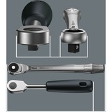Wera 8100 SC 7 Set di chiavi a bussola, Set di strumenti Set di chiavi a bussola, Nero, Cromo, CE, Manico della chiave a cricchetto, 1 pezzo(i), 1/2"