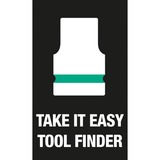 Wera 8740 C HF Set di bussole, chiave combinata   Set di bussole, 1/2", Metrico, 9 testina/e, 4,5,6,7,8,10,12,14,17 mm, 1/2"