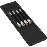 Wera 8767 A TORX HF 1 Set di bussole, chiave combinata   Nero/Argento, Set di bussole, 1/4", Metrico, 4 testina/e, 25,27,30,40 mm, 1/4"