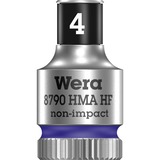Wera Belt A 1 Set di bussole, chiave combinata   Nero, Set di bussole, 1/4", Metrico, 9 testina/e, 4,4.5,5,5.5,6,7,8,10,13 mm, 1/4"