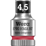 Wera Belt A 1 Set di bussole, chiave combinata   Nero, Set di bussole, 1/4", Metrico, 9 testina/e, 4,4.5,5,5.5,6,7,8,10,13 mm, 1/4"