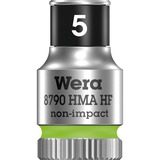 Wera Belt A 1 Set di bussole, chiave combinata   Nero, Set di bussole, 1/4", Metrico, 9 testina/e, 4,4.5,5,5.5,6,7,8,10,13 mm, 1/4"