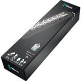 Wera Belt A 2 Set di bussole, chiave combinata   Nero/Argento, Set di bussole, 1/4", Metrico, 8 testina/e, 3,4,5,6,7,8 mm, 1/4"