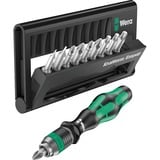 Wera Kompakt 10 Set Cacciavite a cricchetto, Set di bit Nero/Verde, Nero/Verde, Nero