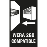 Wera Kraftform Kompakt 62 Set Cacciavite multifunzione, Set di bit Nero/Verde, Nero