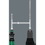 Wera Kraftform Kompakt 62 Set Cacciavite multifunzione, Set di bit Nero/Verde, Nero