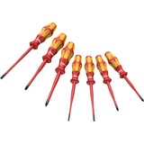 Wera Set di cacciaviti 160 iSS/7, VDE, Cacciavite rosso/Giallo