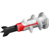 fischer DUOBLADE 40 pezzo(i) Kit di viti e tasselli a muro 4,4 cm, Tassello grigio chiaro/Rosso, Kit di viti e tasselli a muro, Cemento, Plastica, Grigio, Viti a croce, PZ2