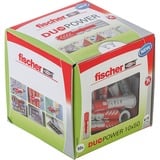 fischer Dübel DUOPOWER 10x50 LD, Tassello grigio chiaro/Rosso