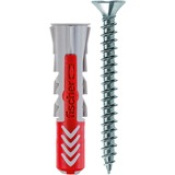 fischer Dübel DUOPOWER 6x30 S LD, Tassello grigio chiaro/Rosso