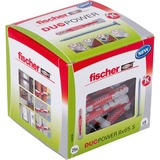 fischer Dübel DUOPOWER 8x65 S LD, Tassello grigio chiaro/Rosso