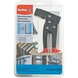fischer Fissaggio per cavità HM Set + Pinza HM Z3, Tassello argento