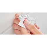 fischer GOW colla per bagno, 2 pezzi, Adesivo trasparente