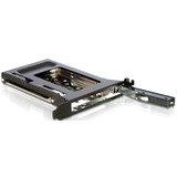DeLOCK 2.5" SATA HDD Rack Bracket, Inquadramento Nero, SATA I / SATA II HDD
