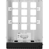 ICY BOX Carrier IB-129SSK-B Custodia per Disco Rigido (HDD) Alluminio, Nero 2.5/3.5", Inquadramento Nero, Custodia per Disco Rigido (HDD), 2.5/3.5", SAS, SATA, 6 Gbit/s, Hot-swap, Alluminio, Nero