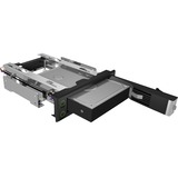ICY BOX IB-166SSK-B Custodia per Disco Rigido (HDD) Nero 3.5", Inquadramento Nero, Custodia per Disco Rigido (HDD), 3.5", SAS, Serial ATA III, Hot-swap, Nero