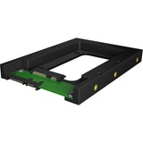 ICY BOX IB-2538StS Universale Gabbia HDD, Inquadramento Universale, Gabbia HDD, Plastica, Nero, 2.5", Cina