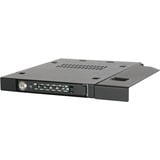 Icy Dock MB411SKO-B ricambio per notebook, Telaio di montaggio Nero, Nero, Metallo, 128 mm, 130 mm, 12,7 mm, 215 g