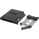 Icy Dock MB411SKO-B ricambio per notebook, Telaio di montaggio Nero, Nero, Metallo, 128 mm, 130 mm, 12,7 mm, 215 g