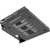 Icy Dock MB411SPO-1B pannello drive bay Gabbia HDD Nero, Laufwerkstrays Nero, Gabbia HDD, 2.5", Nero, Metallo, CE, REACH, 12,7 mm