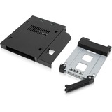 Icy Dock MB411SPO-1B pannello drive bay Gabbia HDD Nero, Laufwerkstrays Nero, Gabbia HDD, 2.5", Nero, Metallo, CE, REACH, 12,7 mm