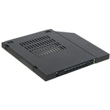 Icy Dock MB411SPO-2B pannello drive bay 2.5" Pannello portante Nero, Telaio di montaggio Nero, 2.5", Pannello portante, 2.5", Nero, Metallo, Plastica, 7 mm