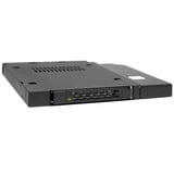 Icy Dock MB411SPO-B pannello drive bay Nero, Inquadramento Nero, 2.5", SATA, Serial Attached SCSI (SAS), Nero, Metallo, 6 Gbit/s, HDD, SSD