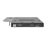 Icy Dock MB411SPO-B pannello drive bay Nero, Inquadramento Nero, 2.5", SATA, Serial Attached SCSI (SAS), Nero, Metallo, 6 Gbit/s, HDD, SSD