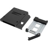 Icy Dock MB411SPO-B pannello drive bay Nero, Inquadramento Nero, 2.5", SATA, Serial Attached SCSI (SAS), Nero, Metallo, 6 Gbit/s, HDD, SSD