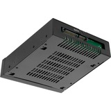 Icy Dock MB491SKL-B pannello drive bay 8,89 cm (3.5") Pannello portante Nero, Inquadramento Nero, 8,89 cm (3.5"), Pannello portante, 2.5", SATA, Serial Attached SCSI (SAS), Nero, Metallo