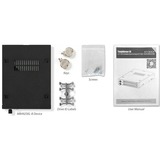 Icy Dock MB492SKL-B pannello drive bay Nero, Inquadramento Nero, 2.5", SATA, Serial Attached SCSI (SAS), Nero, Metallo, HDD, SSD, 25,4 mm