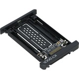 Icy Dock MB705M2P-B contenitore di unità di archiviazione Box esterno SSD Nero M.2, Convertitore Nero, Box esterno SSD, M.2, M.2, 32 Gbit/s, Nero