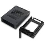 Icy Dock MB741SP-B contenitore di unità di archiviazione Box esterno HDD/SSD Nero 2.5", Telaio di montaggio Nero, Box esterno HDD/SSD, 2.5", SAS-3, Serial ATA III, Hot-swap, Nero