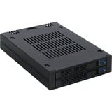 Icy Dock MB742SP-B pannello drive bay Nero, Inquadramento Nero, Nero, Metallo, Plastica, 9.5 mm, 12 Gbit/s, CE, REACH, 101,6 mm