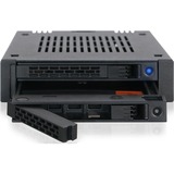Icy Dock MB742SP-B pannello drive bay Nero, Inquadramento Nero, Nero, Metallo, Plastica, 9.5 mm, 12 Gbit/s, CE, REACH, 101,6 mm