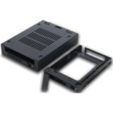 Icy Dock MB742SP-B pannello drive bay Nero, Inquadramento Nero, Nero, Metallo, Plastica, 9.5 mm, 12 Gbit/s, CE, REACH, 101,6 mm