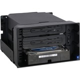 Icy Dock MB830SP-B contenitore di unità di archiviazione Box esterno HDD Nero 3.5", Inquadramento Nero, Box esterno HDD, 3.5", SAS, SATA, 6 Gbit/s, Hot-swap, Nero
