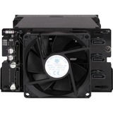 Icy Dock MB830SP-B contenitore di unità di archiviazione Box esterno HDD Nero 3.5", Inquadramento Nero, Box esterno HDD, 3.5", SAS, SATA, 6 Gbit/s, Hot-swap, Nero